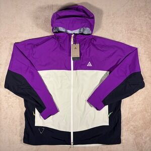 Nike ACG "Morpho" Men's Storm-FIT ADV Rain Jacket Bold Berry/Black/Wht X- Large